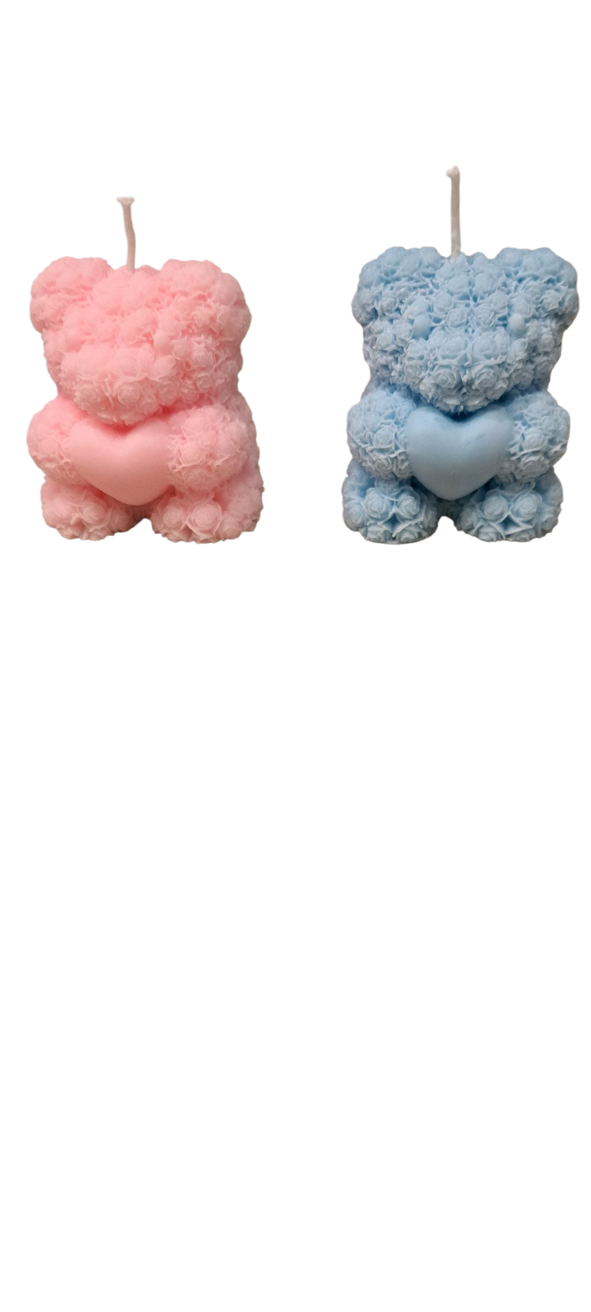 Świeca sojowa w kształcie misia