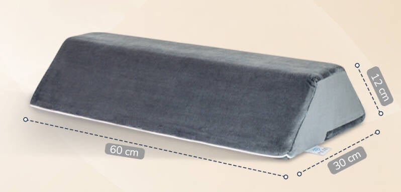 Die Maße der Kissen, Länge 60 cm, Breite 30 cm, Höhe 12 cm