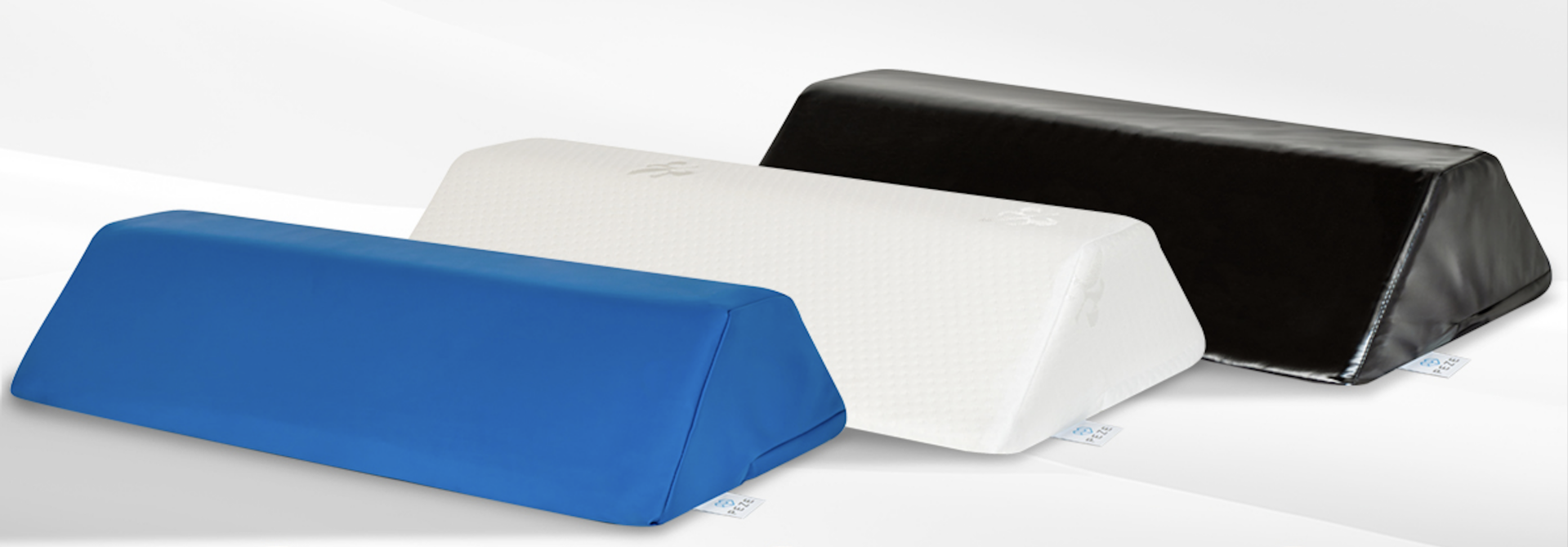 Unsere 3 verschiedenen Materialien für die Kissen