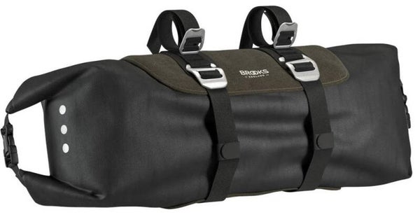 Brooks Scape Handlebar Roll - mud green