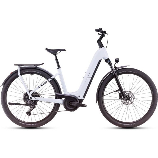 CUBE Kathmandu Hybrid ONE 800 2025 - polarwhite'n'black