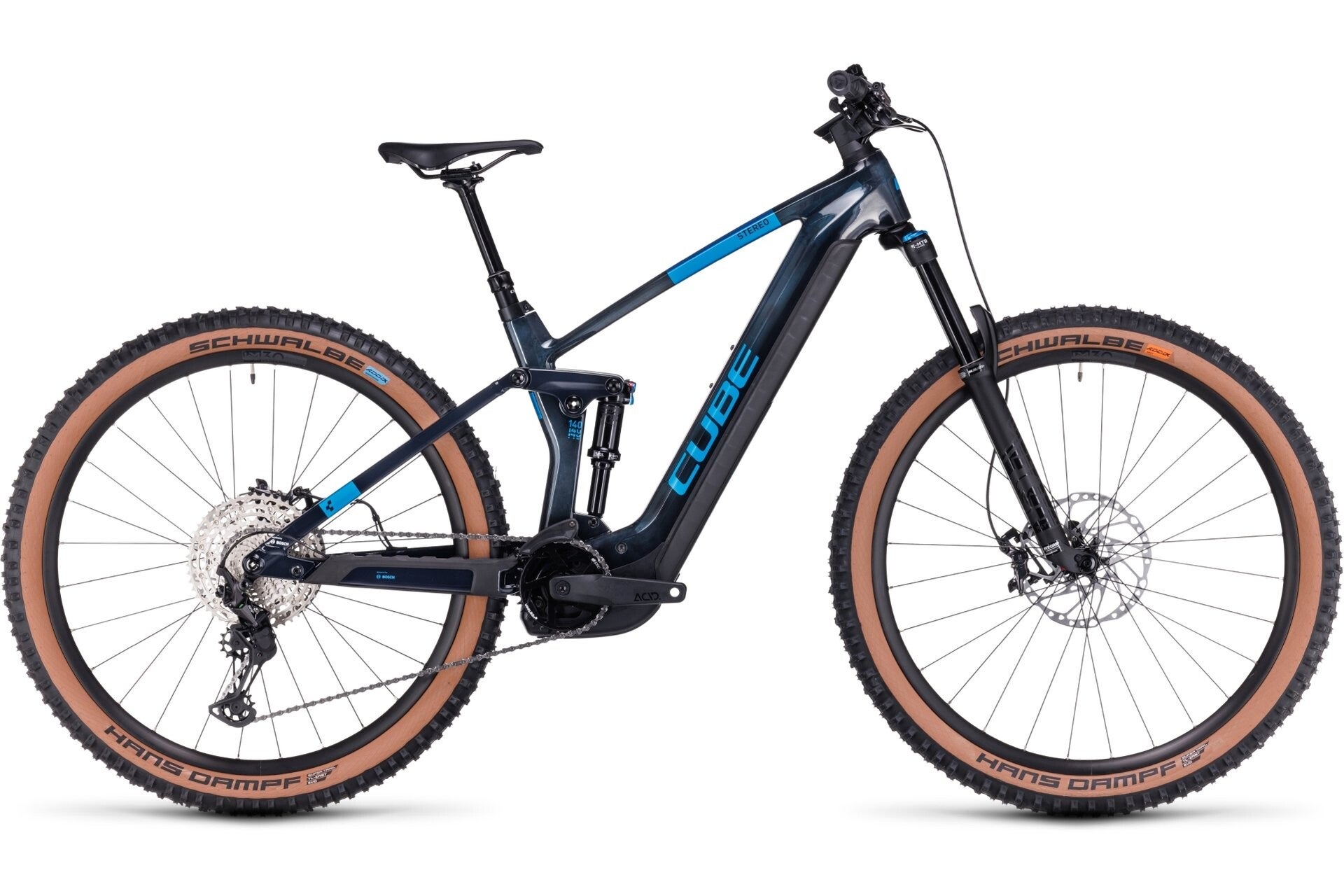 CUBE Stereo Hybrid 140 HPC SLX 750 2024 - liquidblue'n'blue