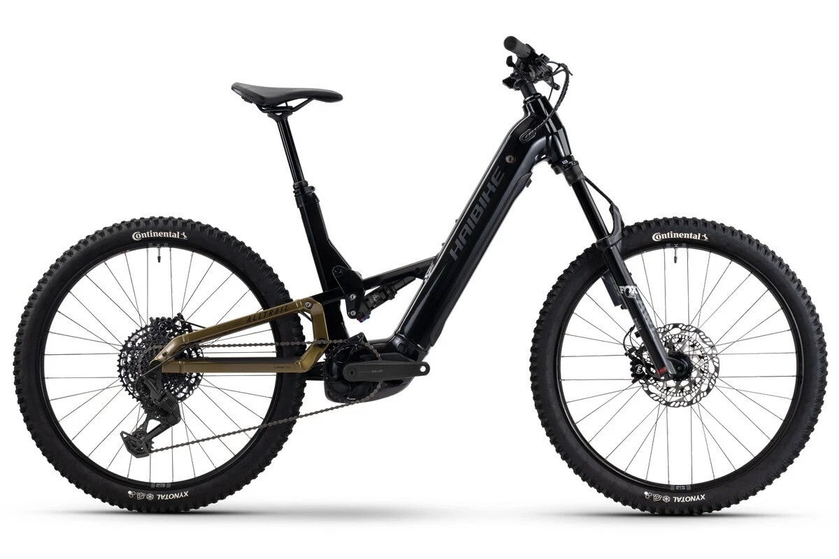 Haibike AllTrail 10.5 ABS 2025 - black'n'ninja gold'n'grey glossy