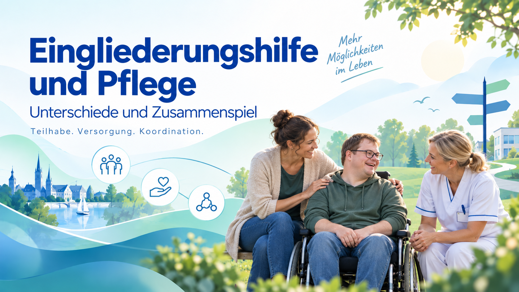 Banner Eingliederungshilfe und Pflege
