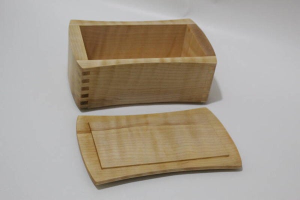 Curly Maple and Walnut Keepsake Box