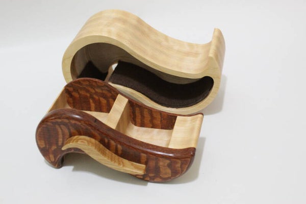 Maple and Leopard wood Bandsaw Box