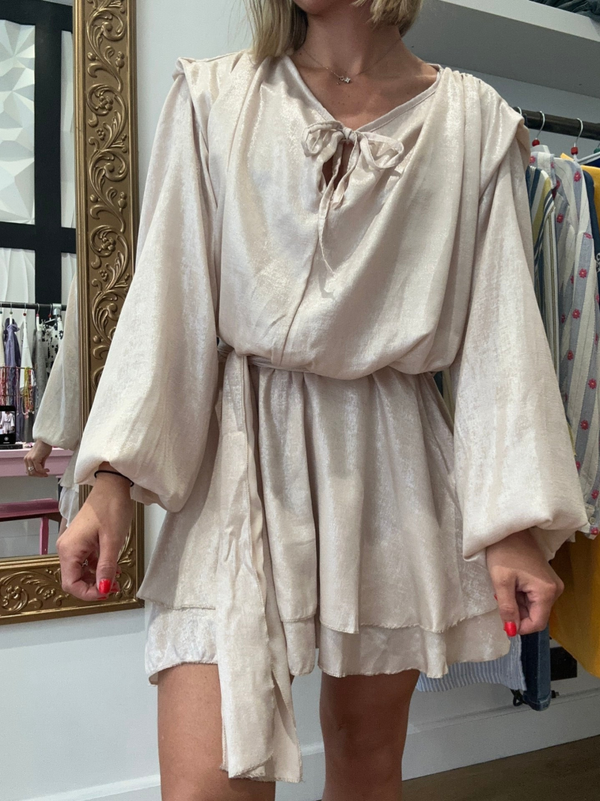 Robe déesse -  beige / Rosé