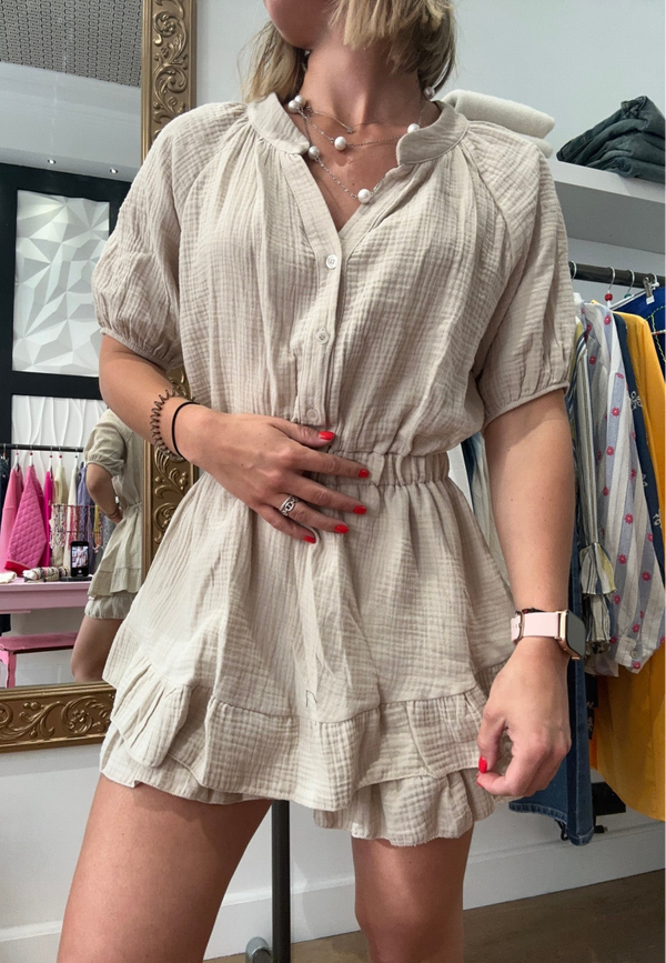Combi-short - Beige