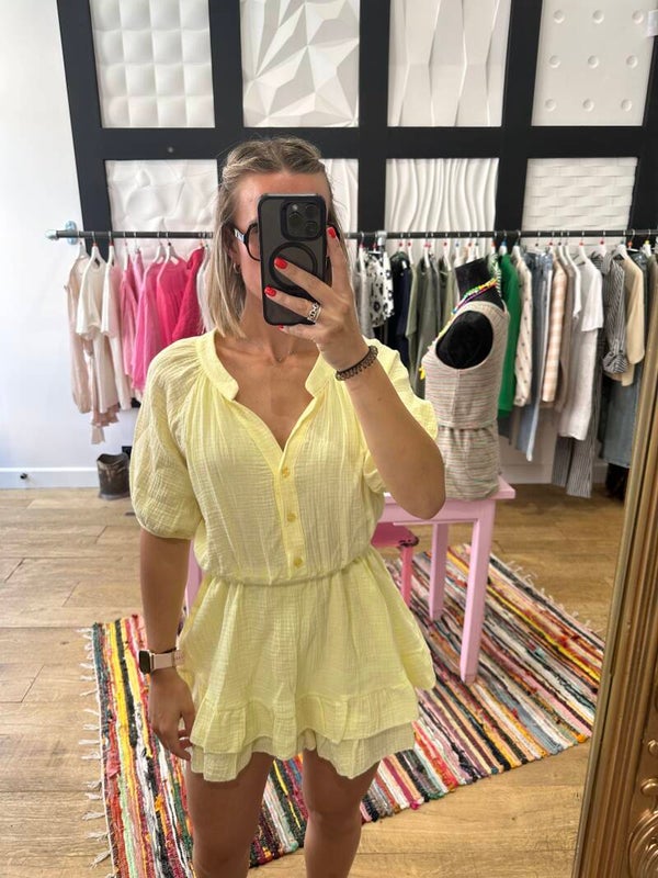 Combi-short - Jaune