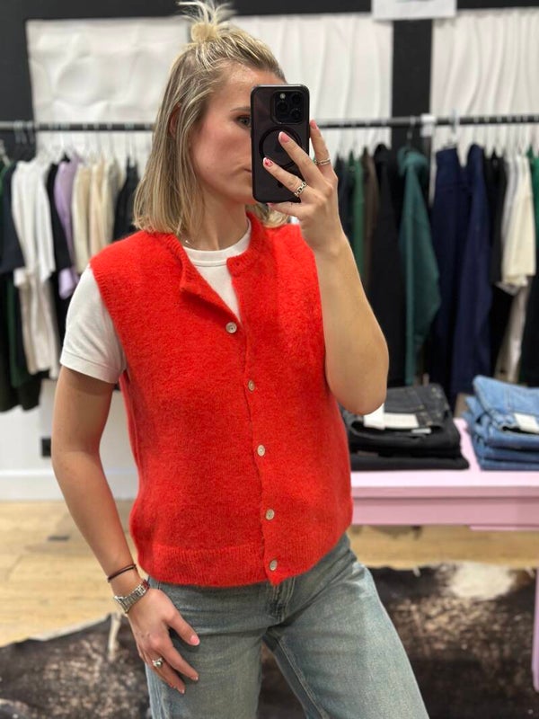 Gilet Gaby Rouge