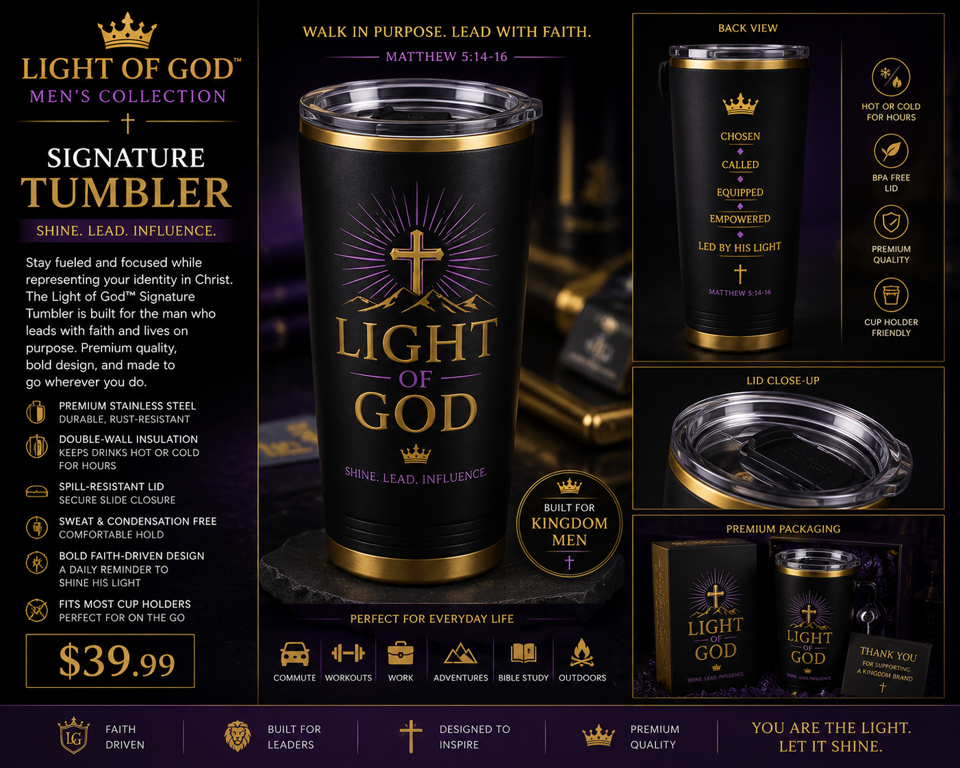 Light of God™ Signature Tumbler