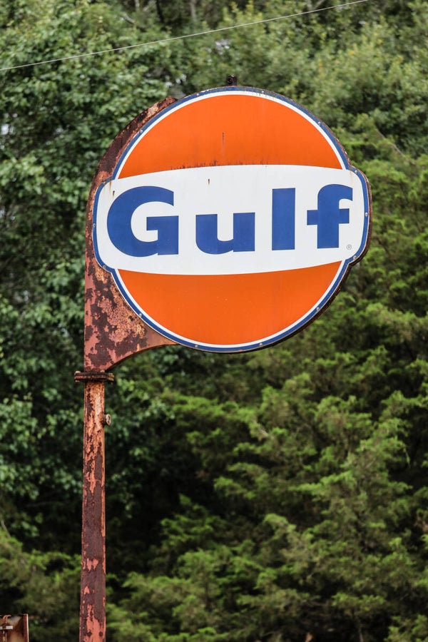 Gulf Station Sign