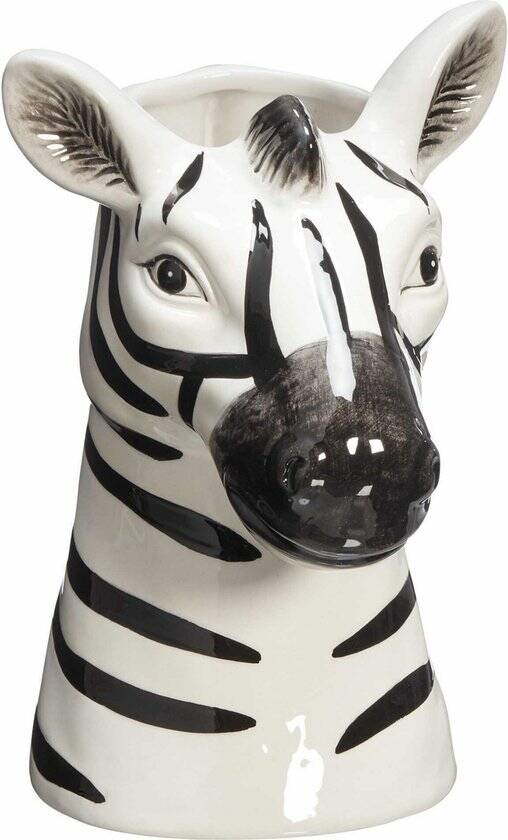 bloempot Zebra - 18x12x20 cm