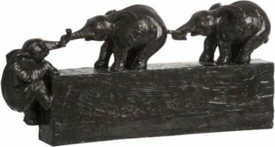 Olifanten op een blok