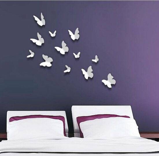 Premium 3D Vlinders Muursticker 