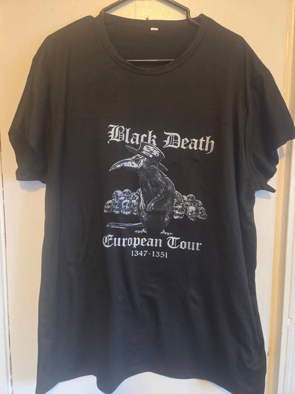 Black Death  - European Tour Black T-Shirt #246 (2XL)
