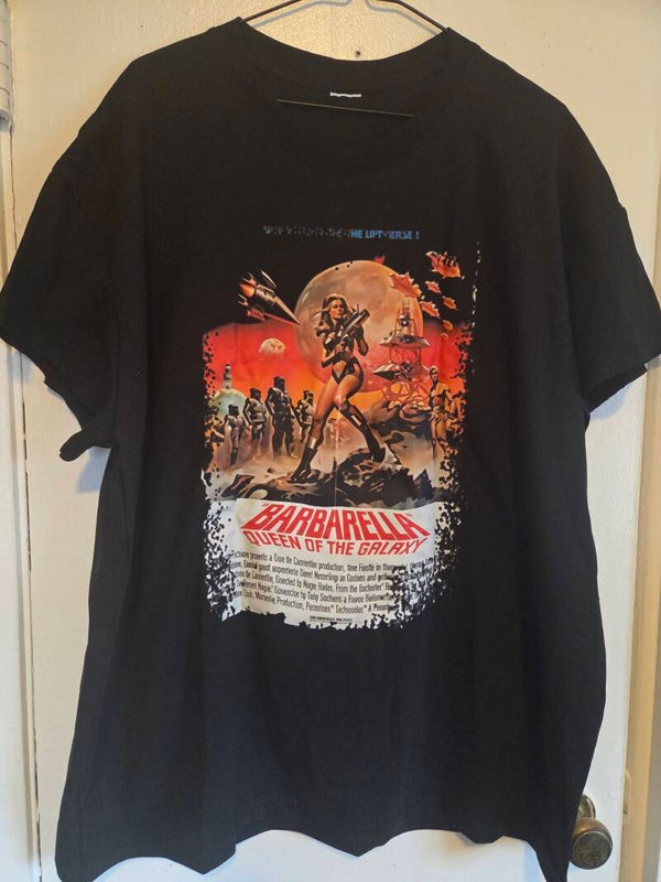 Barberalla Jane Fonda -  Black T-Shirt #252 (2XL)