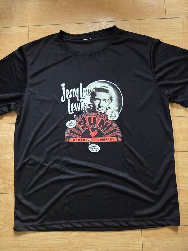 Jerry Lee Lewis -  Black T-Shirt #253 (2XL)