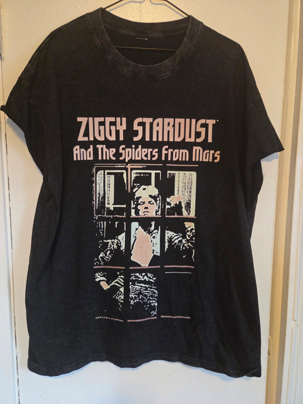 David Bowie - Ziggy Stardust Black T-Shirt #112 (XL)