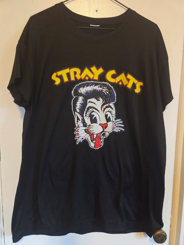 Stray Cats -  Black T-Shirt #119 (XL)