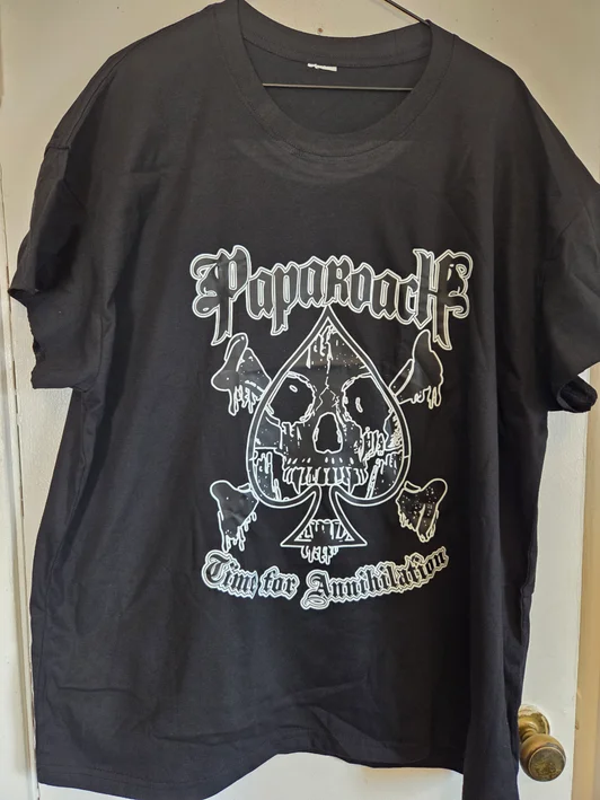 Papa Roach - Time for Annihilation Black T-Shirt #231 (2XL)