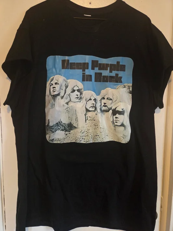 Deep Purple - In Rock Black T-Shirt #120 (2XL)