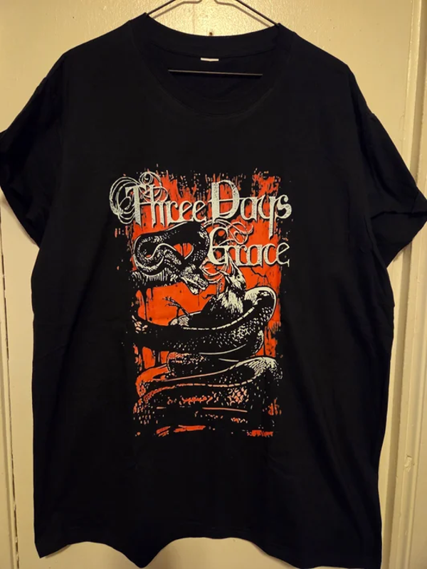 Three Days Grace -  Black T-Shirt #236 (2XL)
