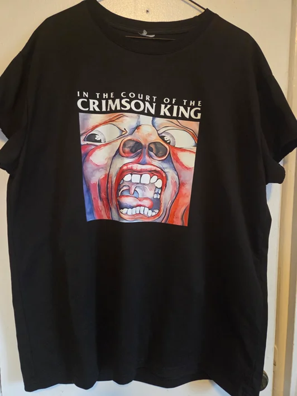 King Krimson - In The Court Of Black T-Shirt #136 (2XL)