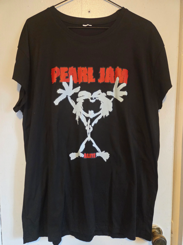 Pearl Jam - Alive Black T-Shirt #139 (2XL)