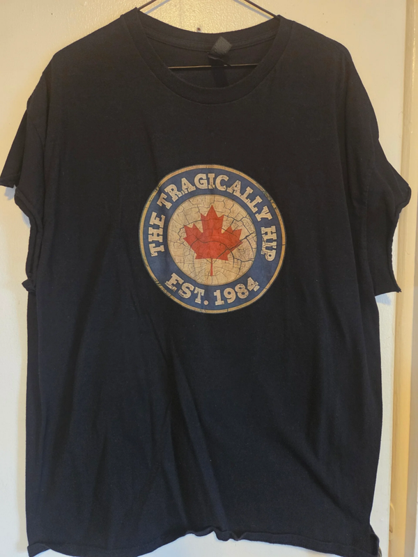 The Tragically Hip -  Black T-Shirt #140 (XL)