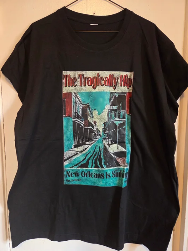 The Tragically Hip - New Orleans is Sinking Black T-Shirt #225 (2XL)
