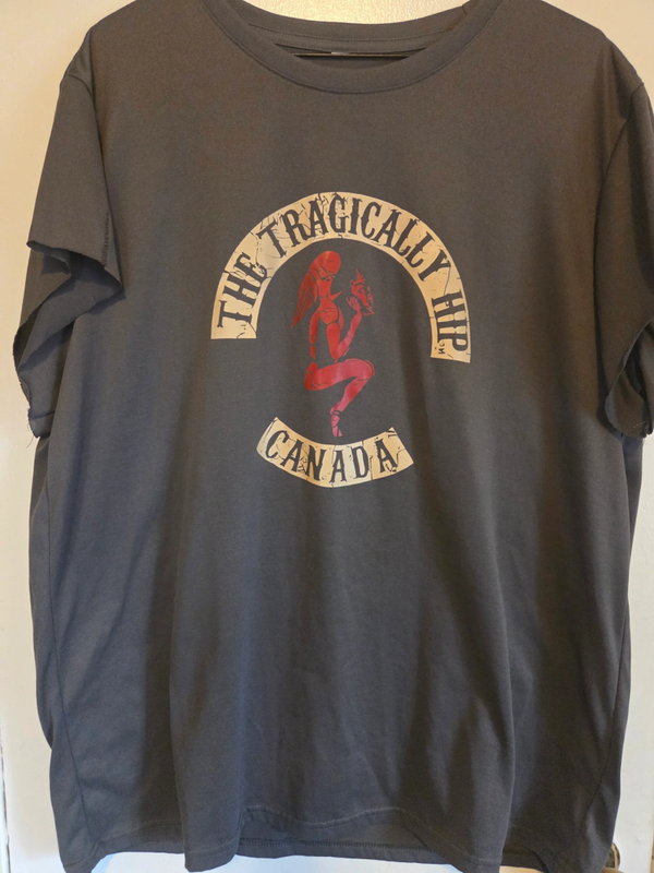 The Tragically Hip - Canada Black T-Shirt #141 (XL)