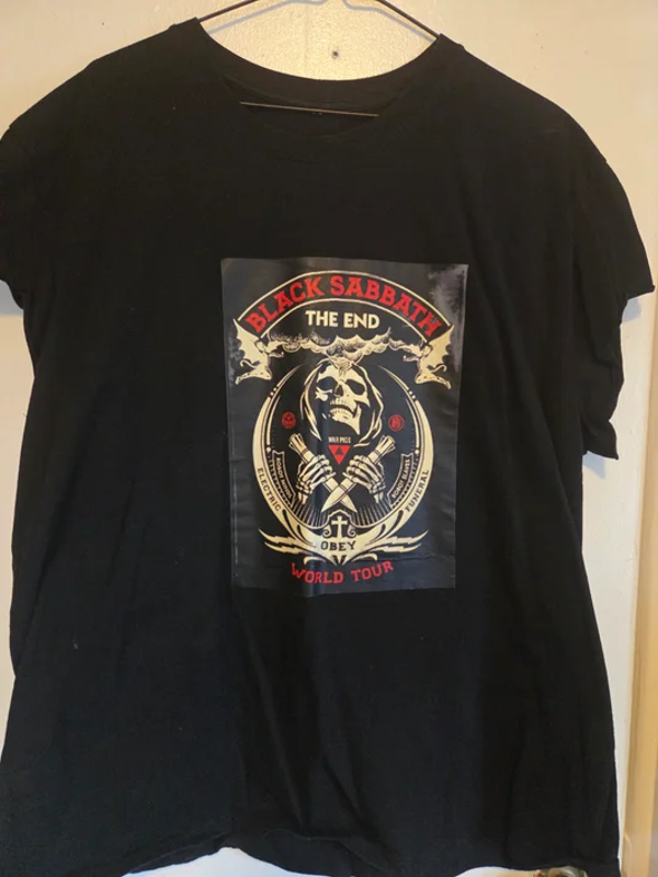 Black Sabbath - 2016 World Tour Black T-Shirt #144 (2XL)