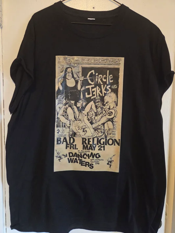Bad Religion - At the Dancing Waters Black T-Shirt #147 (2XL)