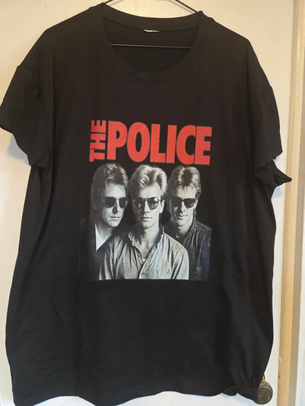 The Police -  Black T-Shirt #148 (2XL)