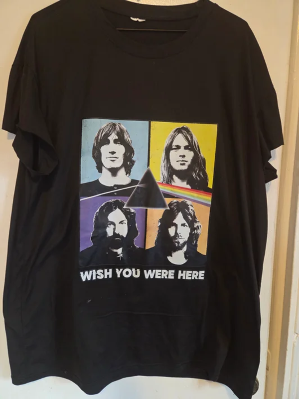 Pink Floyd - Wish You Were Here Black T-Shirt #153 (2XL)