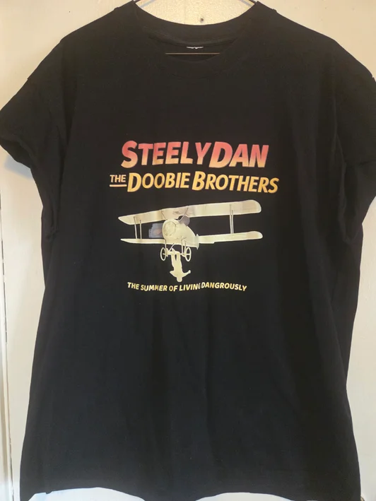 Steely Dan - Doobie Brothers Black T-Shirt #161 (XL)