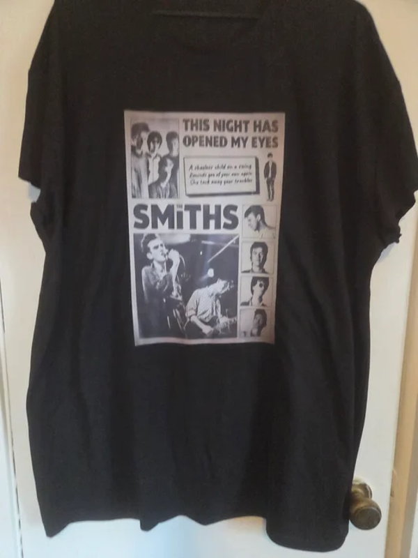The Smiths - This night has opened my eyes Black T-Shirt #162 (2XL)
