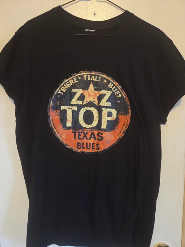 ZZ Top - Texas Blues Black T-Shirt #176 (2XL)