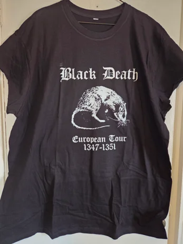 Black Death - European Tour Black T-Shirt #238 (2XL)