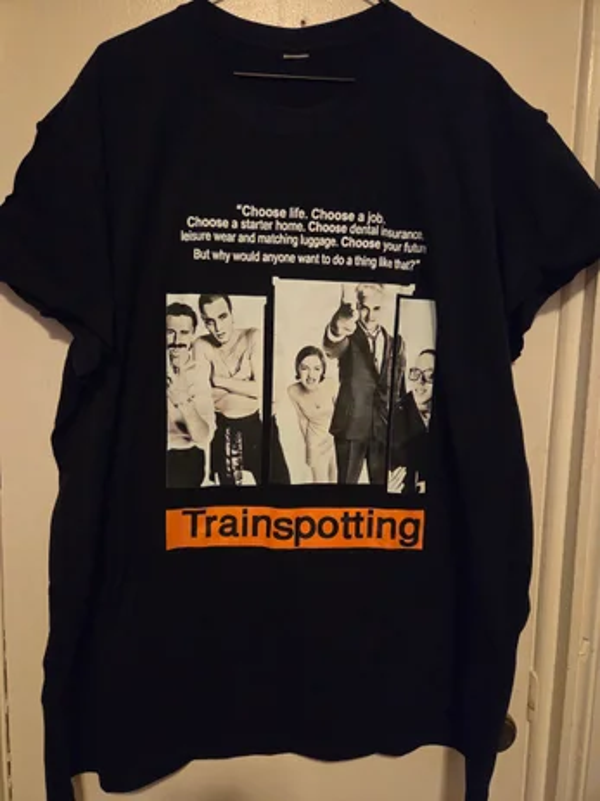 Trainspotting -  Black T-Shirt #257 (2XL)