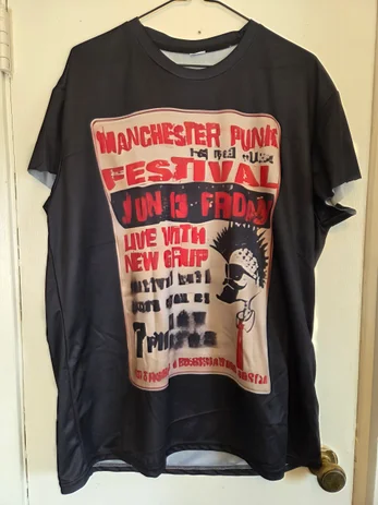 Manchester Punk Festival -  Black T-Shirt #233 (2XL)