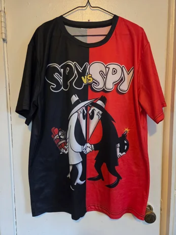 Spy is Spy - Cold War Black T-Shirt #196 (XL)