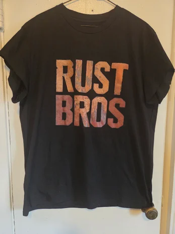 Rust Bros -  Black T-Shirt #204 (XL)