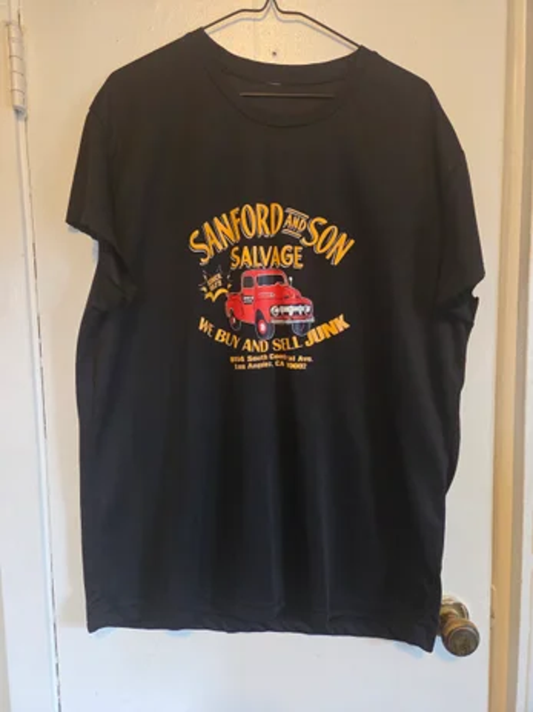 Sanford and son - Salvage Black T-Shirt #205 (XL)
