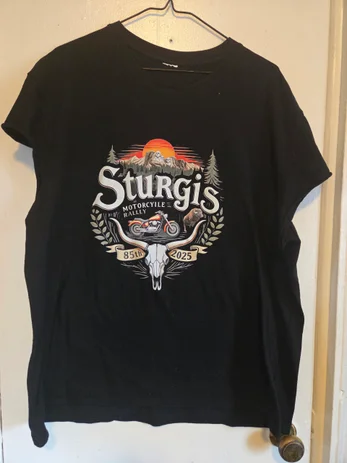 Sturgis - Bike Rally 2025 Black T-Shirt #207 (XL)