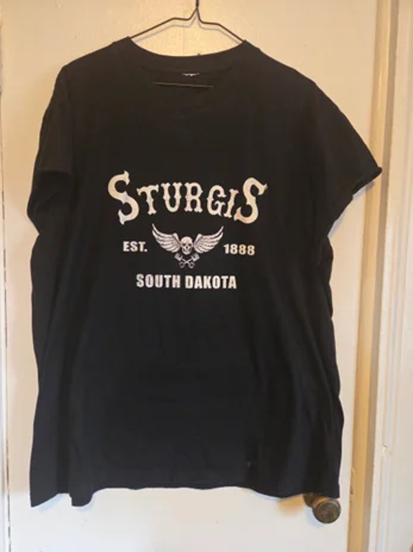 Sturgis - South Dakota Black T-Shirt #208 (2XL)