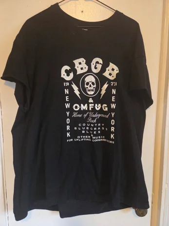 CBGB - NYC Black T-Shirt #209 (2XL)