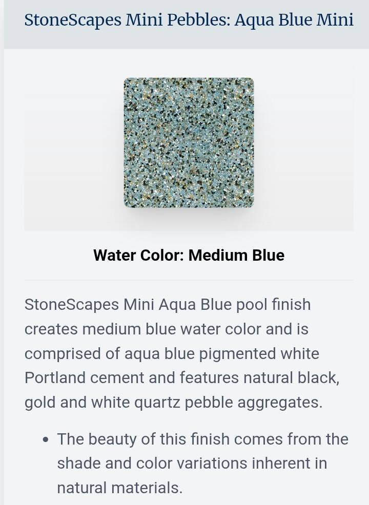 Stonescapes Mini Aqua Blue