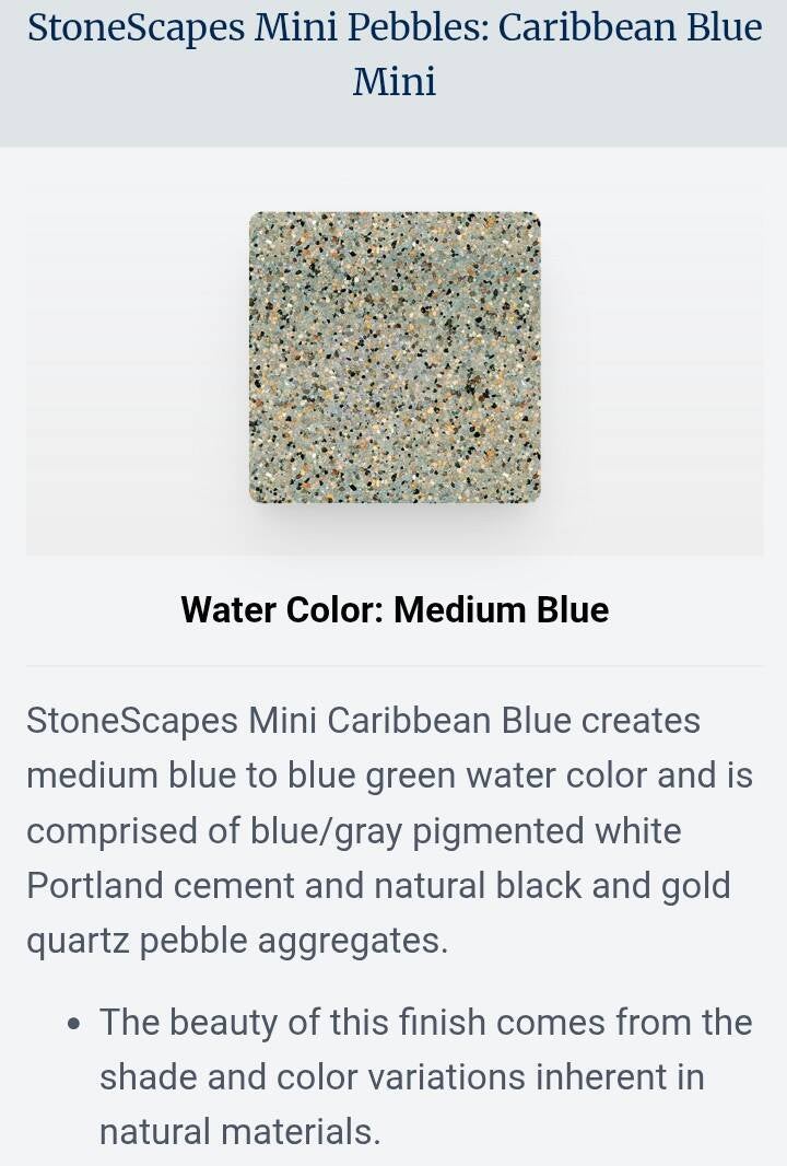 Stonescapes Mini Caribbean Blue